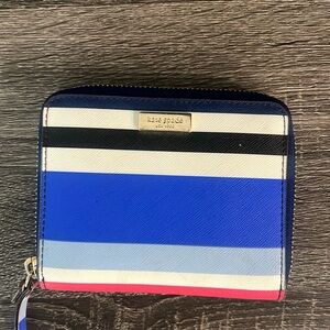 Authentic Kate spade Striped Bi Fold wallet!